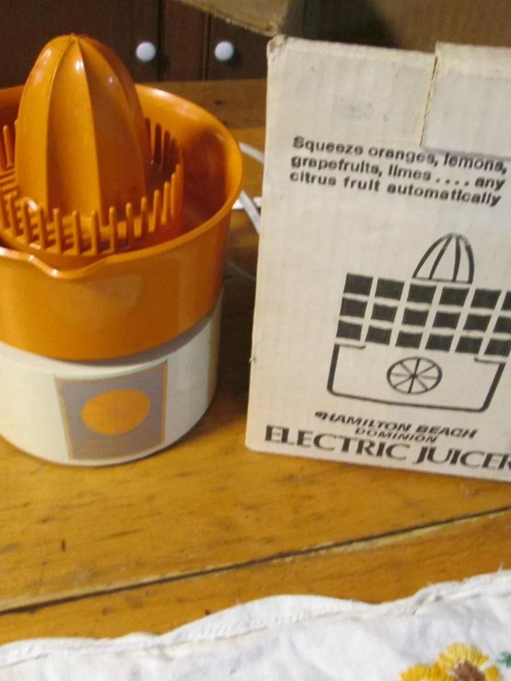 Vtg Hamilton Beach Dominion Scovil Electric juicer easy clean powerful